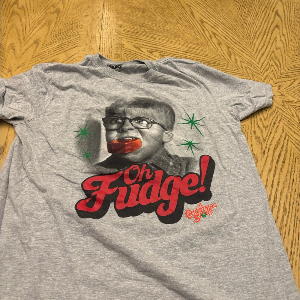 Oh Fudge! Christmas Story Gray T-Shirt